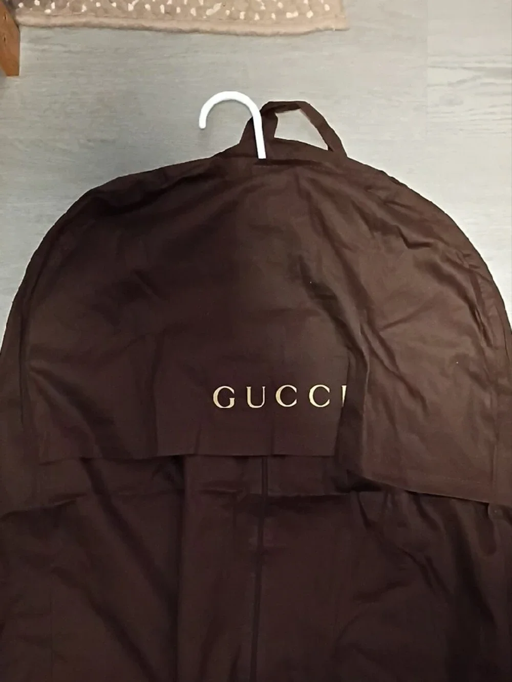 Gucci Men's Pants Cover - Dark Brown with Gold Logo